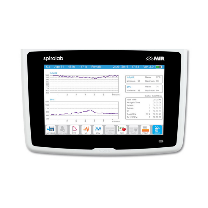 Spirometro Mir New Spirolab Touchscreen